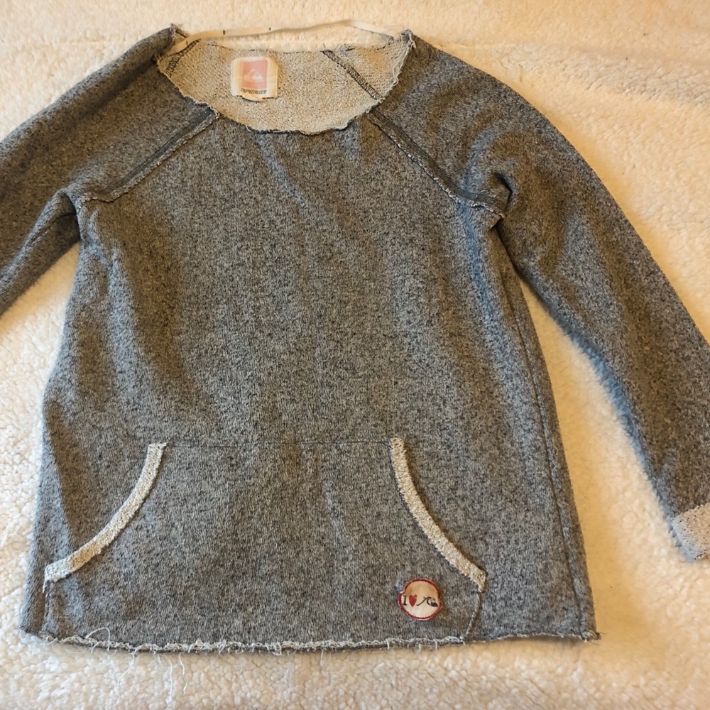 Quicksilver Grey Crewneck